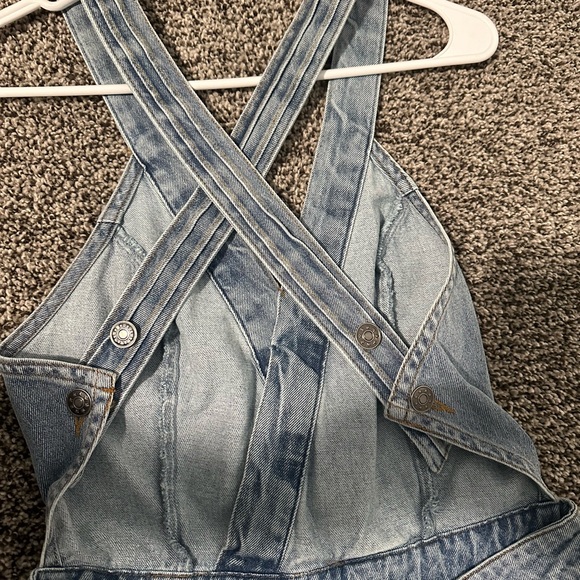 NWT Mustard Seed Denim Romper - Picture 3 of 6